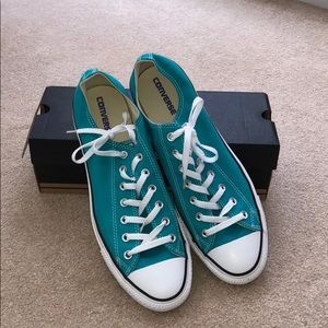 Turquoise Low Top Converse